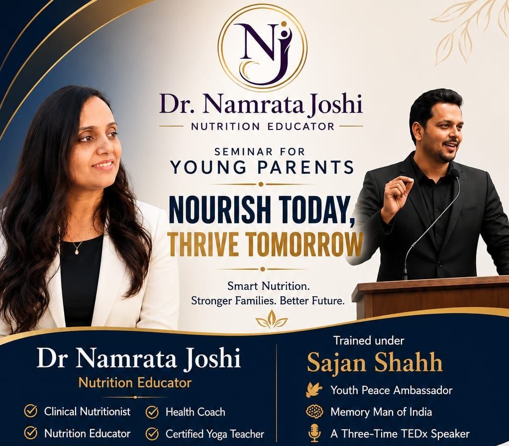 Dr. Namrata Joshi with mentor Sajan Shah